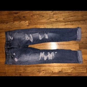 American eagle cropped distressed legging